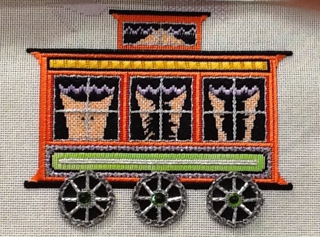 WELCOME to the CHILLY HOLLOW NEEDLEPOINT ADVENTURE: The Halloween Train